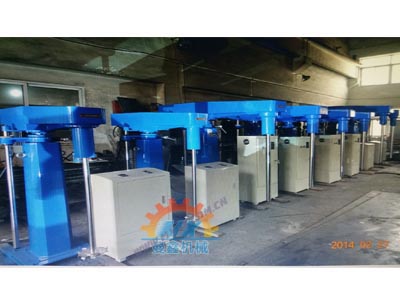 分散機(jī)完成，交付使用